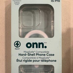 OON IPHONE 15 PRO HARD SHELL CLEAR PHONE CASE